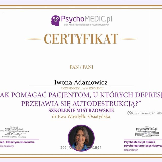 Powiększ obraz: certificate 15
