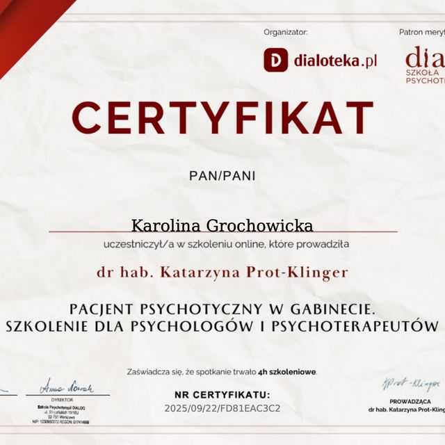 Powiększ obraz: certificate 19