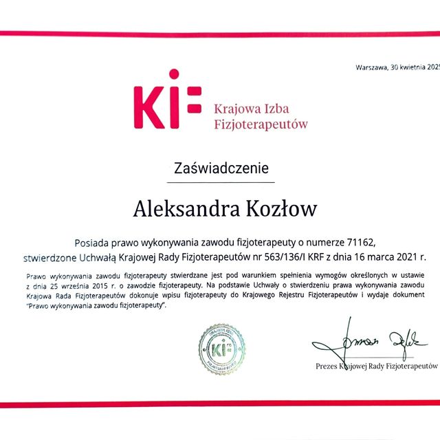 Powiększ obraz: certificate 16