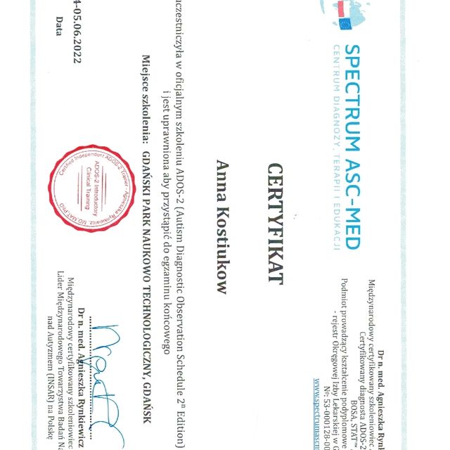 Powiększ obraz: certificate 21