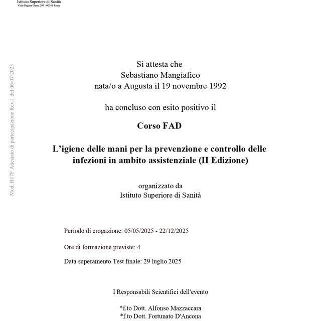 Ingrandire l'immagine: certificate 61