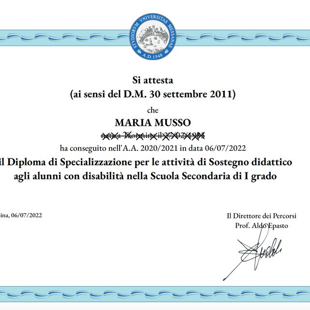 Ingrandire l'immagine: certificate 1
