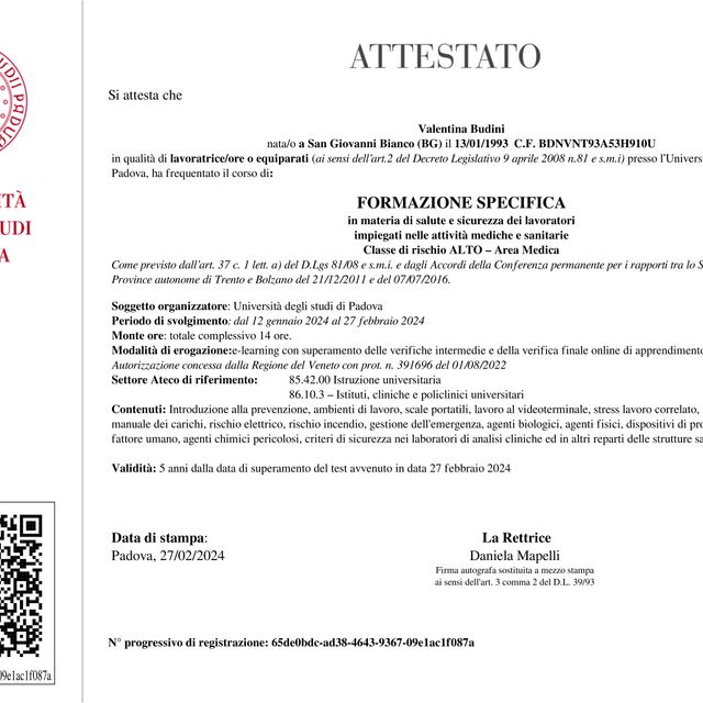 Ingrandire l'immagine: certificate 3