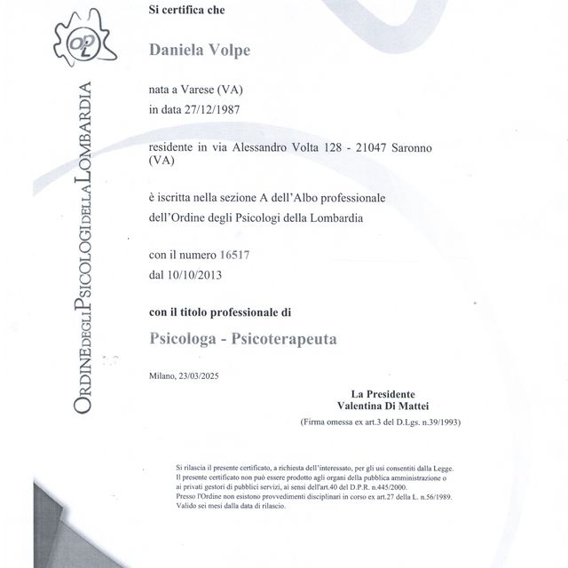 Ingrandire l'immagine: certificate 1
