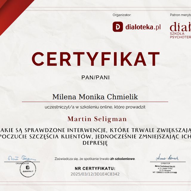 Powiększ obraz: certificate 18