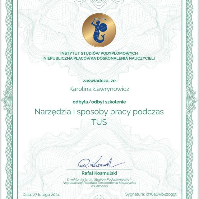 Powiększ obraz: certificate 9