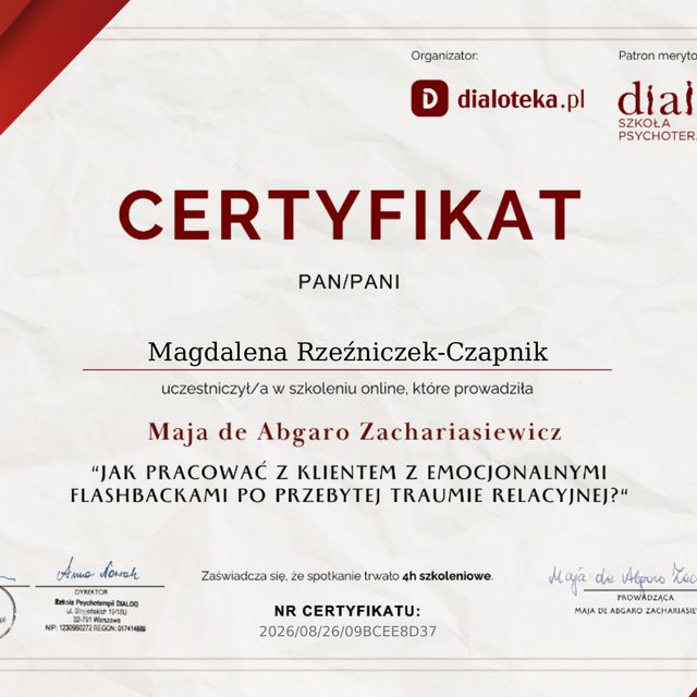 Powiększ obraz: certificate 21