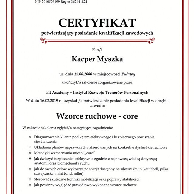 Powiększ obraz: certificate 19