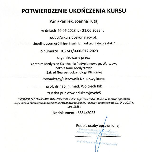 Powiększ obraz: certificate 23