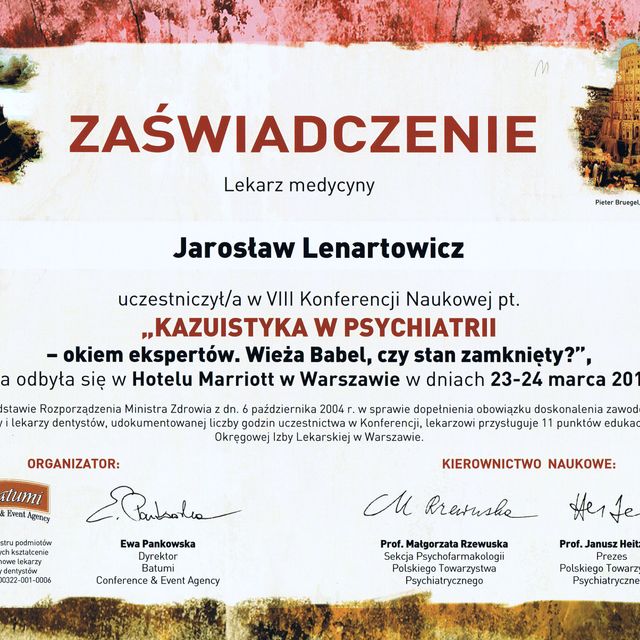 Powiększ obraz: certificate 70