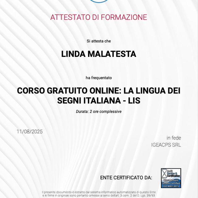 Ingrandire l'immagine: certificate 3