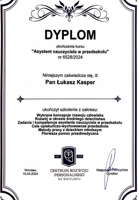 Powiększ obraz: certificate 8