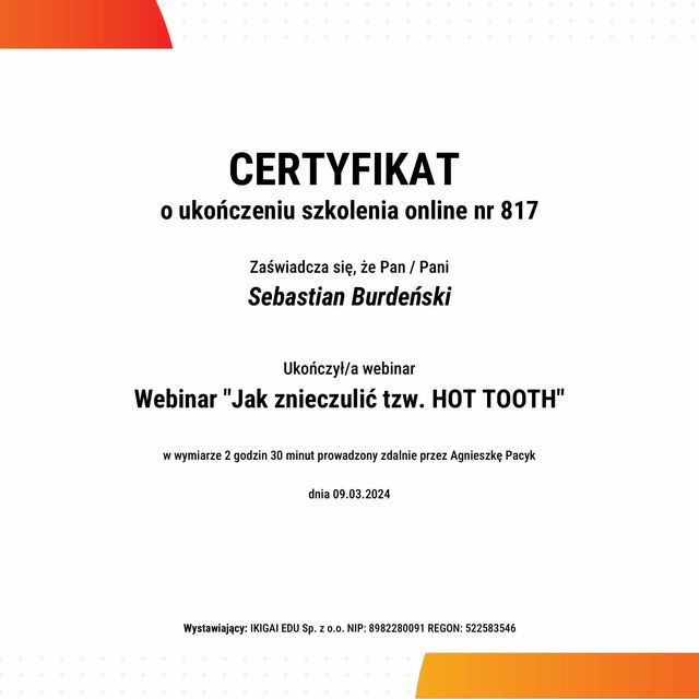 Powiększ obraz: certificate 16
