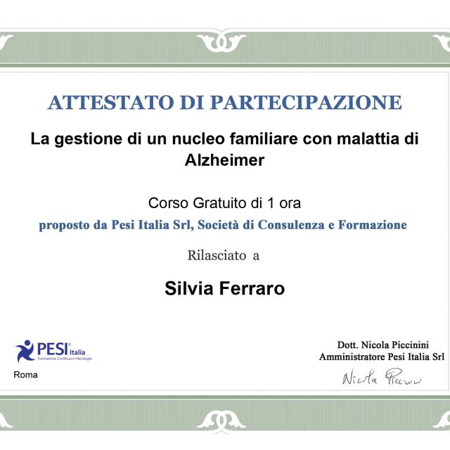 Ingrandire l'immagine: certificate 21