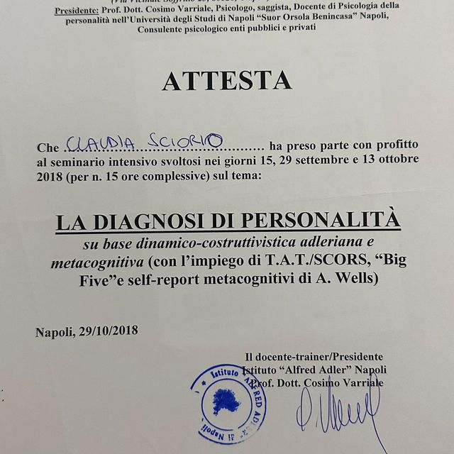Ingrandire l'immagine: certificate 6