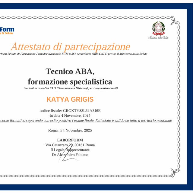 Ingrandire l'immagine: certificate 8