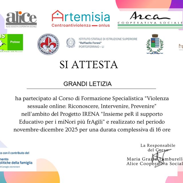 Ingrandire l'immagine: certificate 3