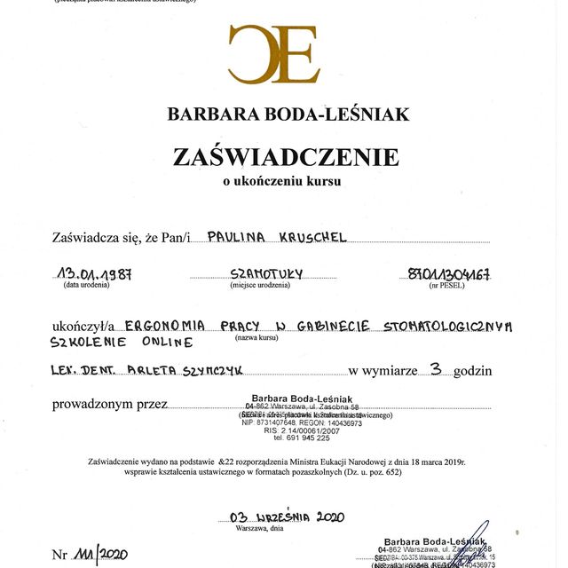 Powiększ obraz: certificate 8