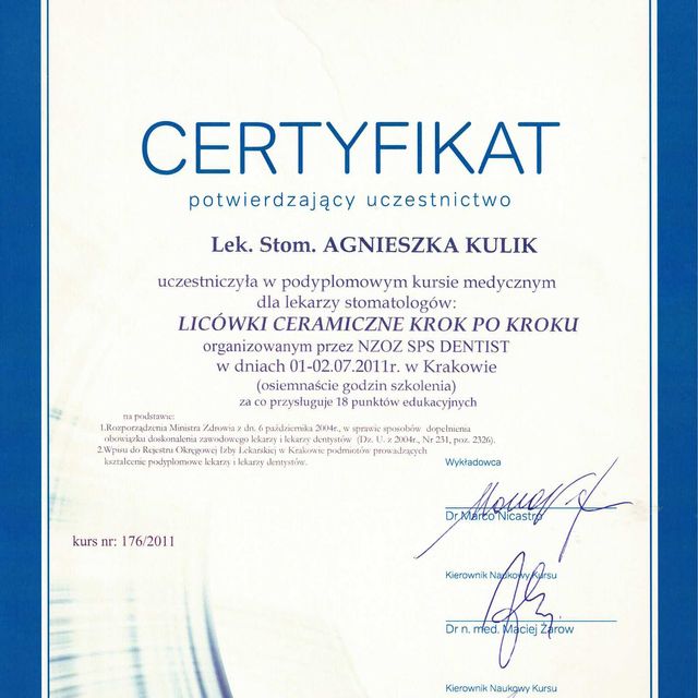 Powiększ obraz: certificate 10