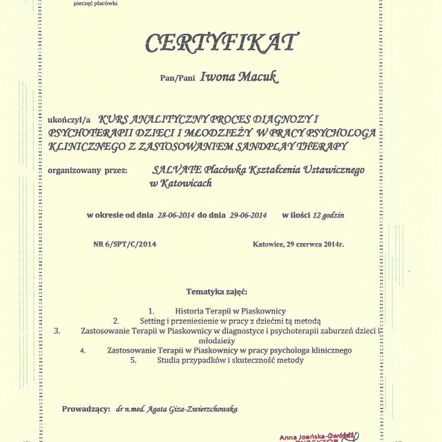 Powiększ obraz: certificate 9