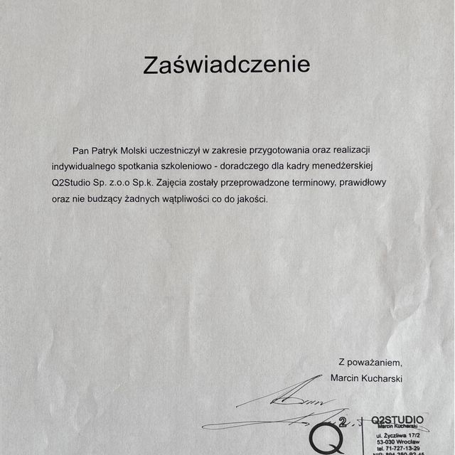 Powiększ obraz: certificate 96