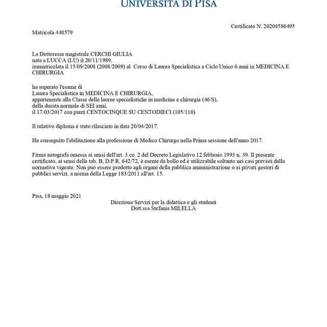 Ingrandire l'immagine: certificate 1