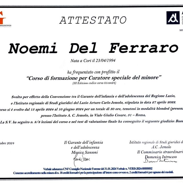 Ingrandire l'immagine: certificate 3