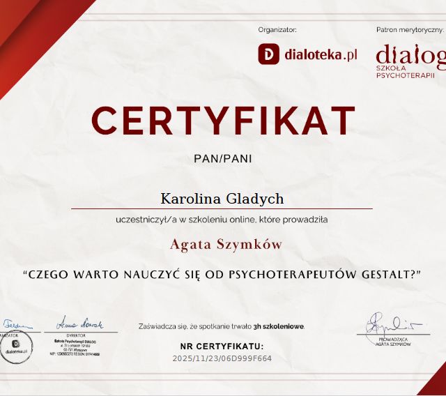 Powiększ obraz: certificate 9