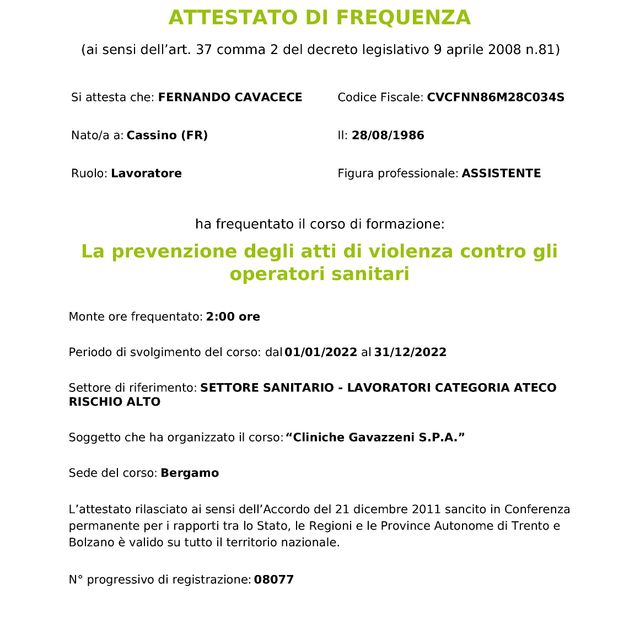 Ingrandire l'immagine: certificate 30