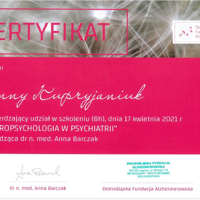 Powiększ obraz: certificate 10