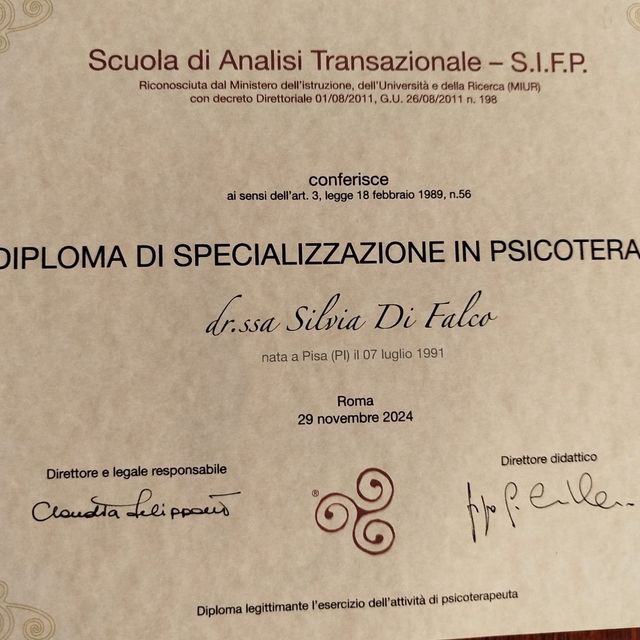 Ingrandire l'immagine: certificate 8