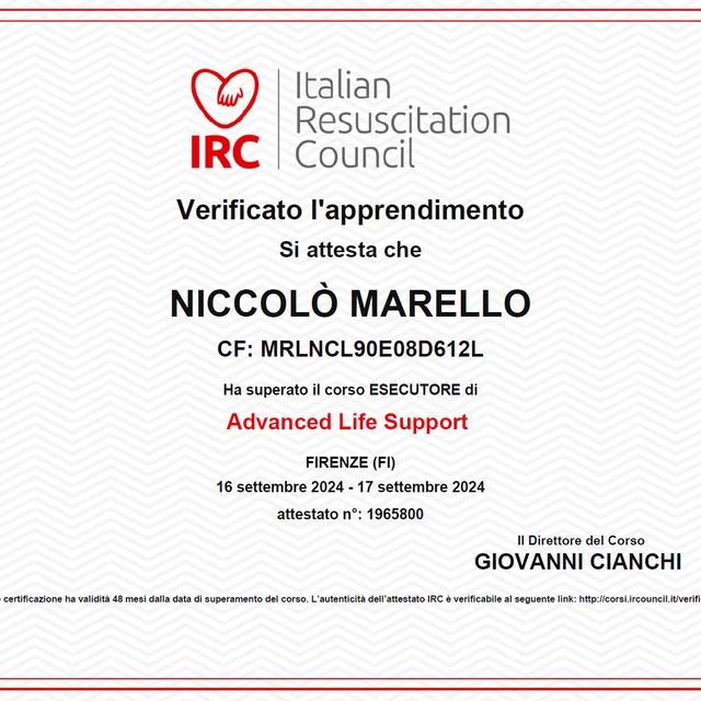 Ingrandire l'immagine: certificate 1