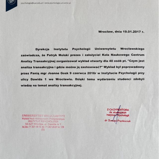 Powiększ obraz: certificate 103