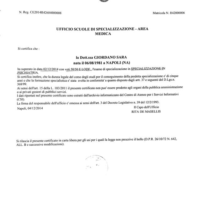 Ingrandire l'immagine: certificate 1