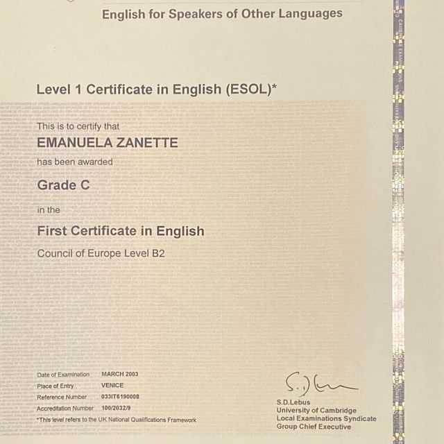 Ingrandire l'immagine: certificate 2