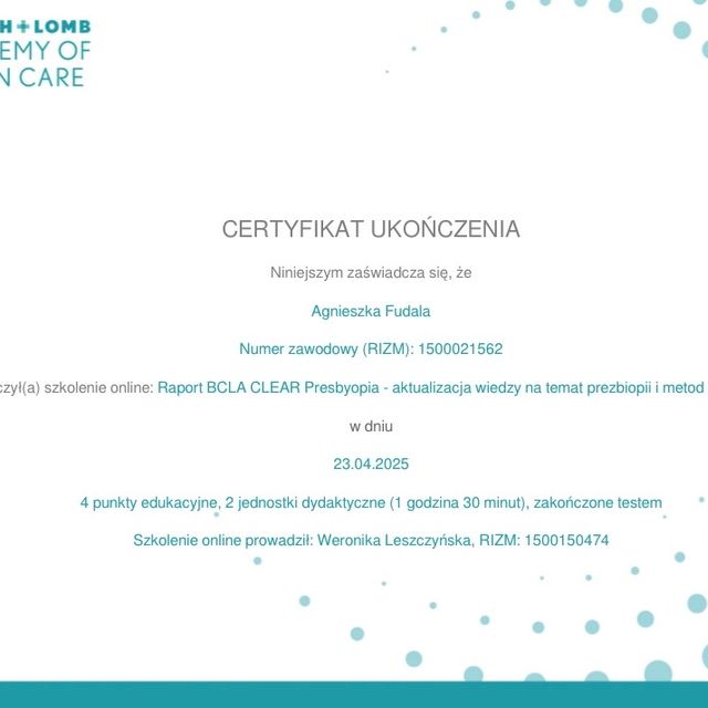Powiększ obraz: certificate 10
