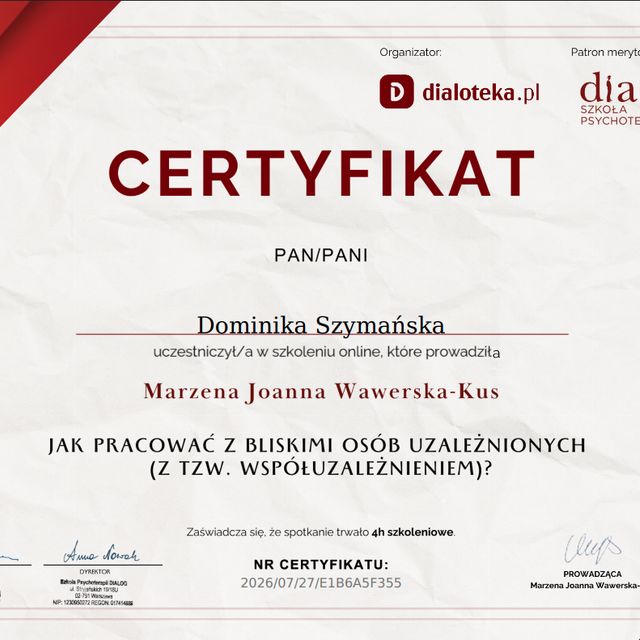 Powiększ obraz: certificate 12