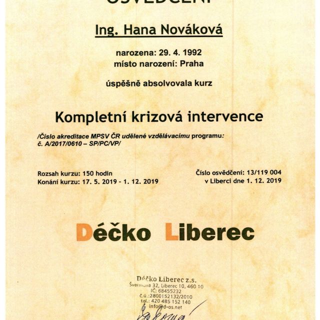 Zvětšit obrázek: certificate 1
