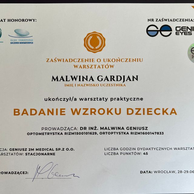 Powiększ obraz: certificate 16
