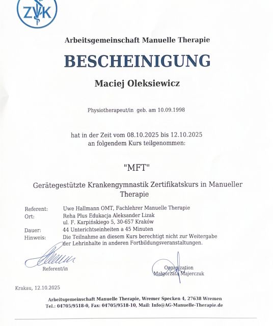 Powiększ obraz: certificate 21