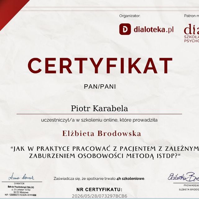 Powiększ obraz: certificate 12