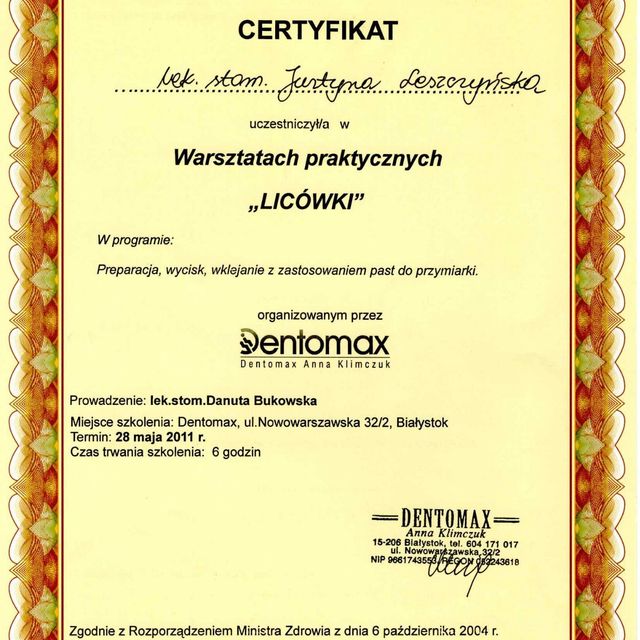 Powiększ obraz: certificate 14