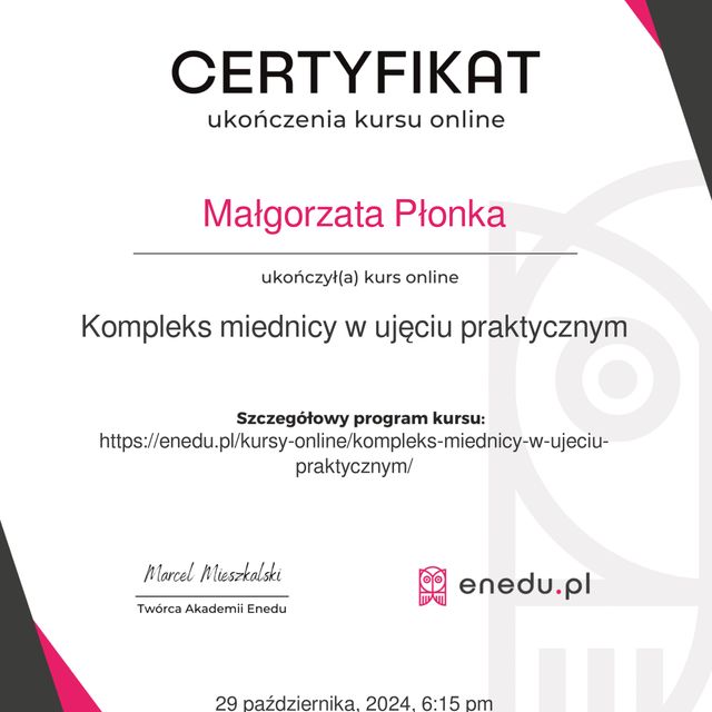 Powiększ obraz: certificate 16
