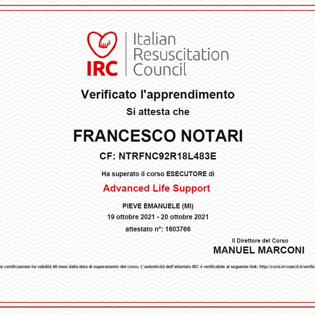 Ingrandire l'immagine: certificate 7