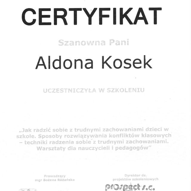 Powiększ obraz: certificate 8