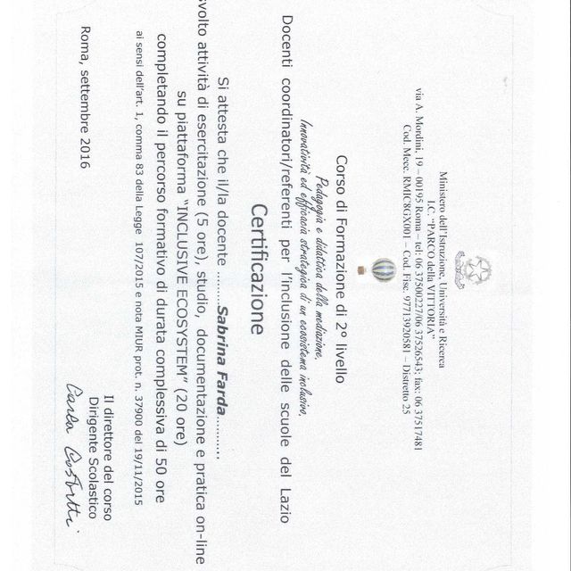 Ingrandire l'immagine: certificate 9