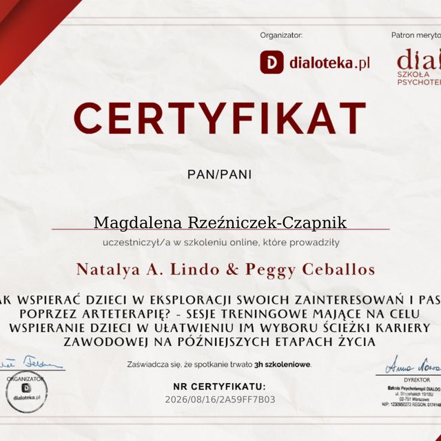 Powiększ obraz: certificate 18