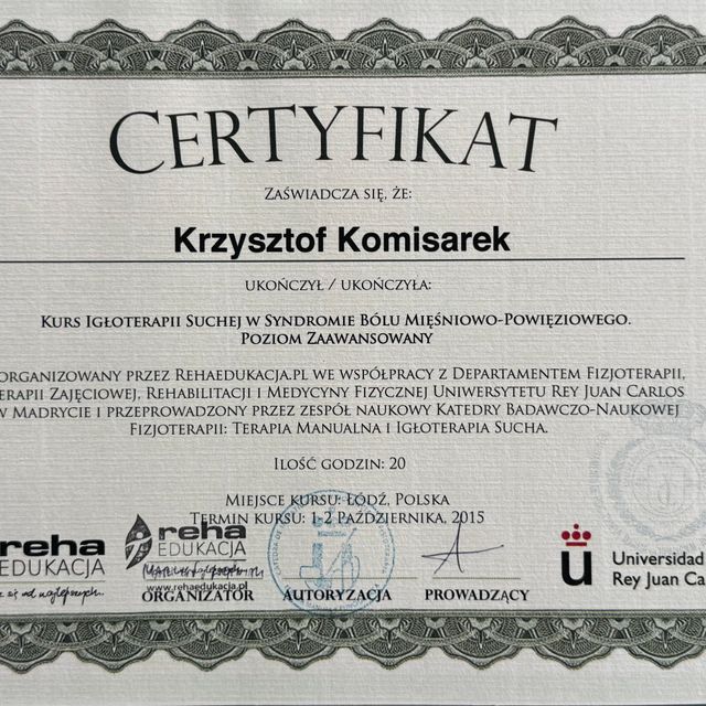 Powiększ obraz: certificate 20