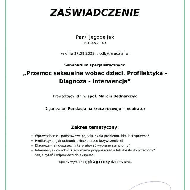 Powiększ obraz: certificate 2