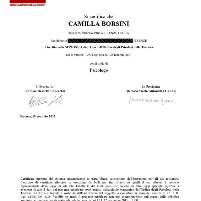 Ingrandire l'immagine: certificate 1